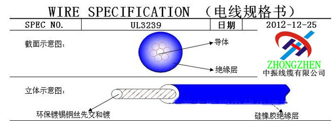 中振供應UL3239耐壓硅膠電線 品質保障，科技引領未來